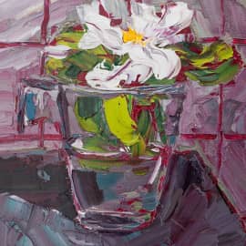 Белый цветок