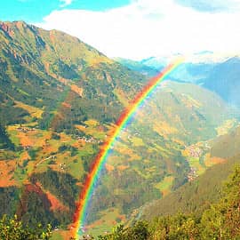 радуга над долиной