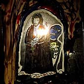 Витраж с Иисусом Христом.