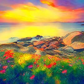 У моря, у синего моря.