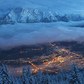 Не спят долины зимние.хэж