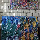 Картина Путеводная нить Абстрактный пейзаж Екатерина Лебедева художник (9), художник Екатерина Лебедева