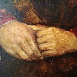 Руки пожилой женщины