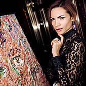 Картина Вихрь чувств Абстрактное лицо девушки Екатерина Лебедева художник (4), художник Екатерина Лебедева