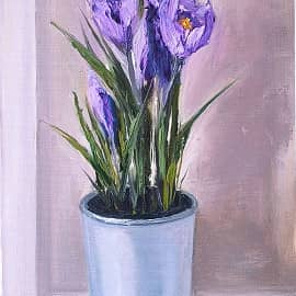 Этюд мастихином