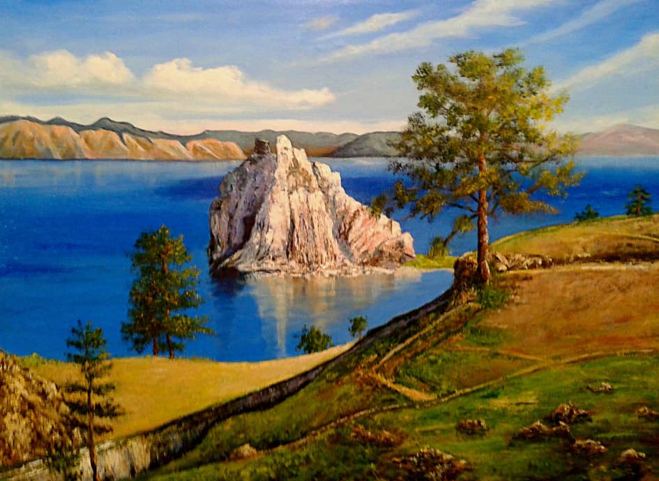 "Гора Шаманка" , остров Ольхон. Байкал.