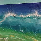 Ласковое морюшко (1), художник Виктория Мисюряева