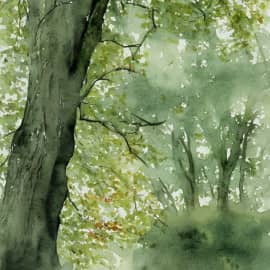 Картина "Утро туманное"