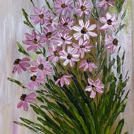 Розовые цветы