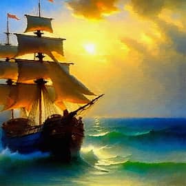 Морской пейзаж 7