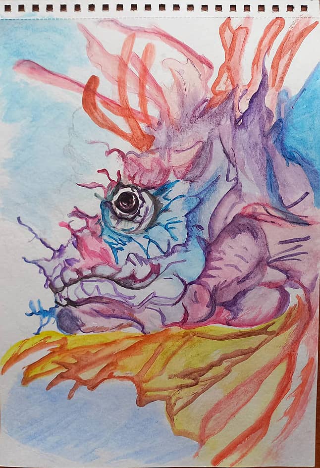 Аквариумный дракончик. 2вариант.