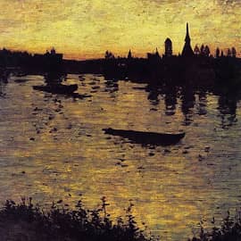 Картина "На берегу, где живут воспоминания"