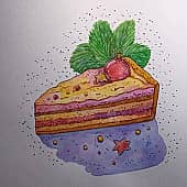 Новогодний торт