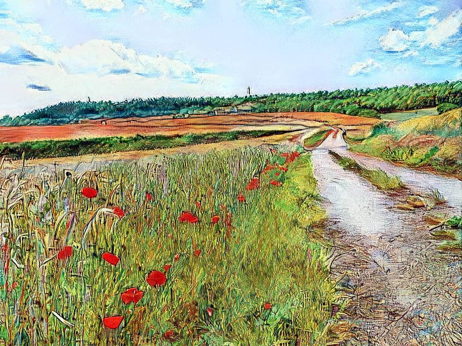 Полевая дорога.