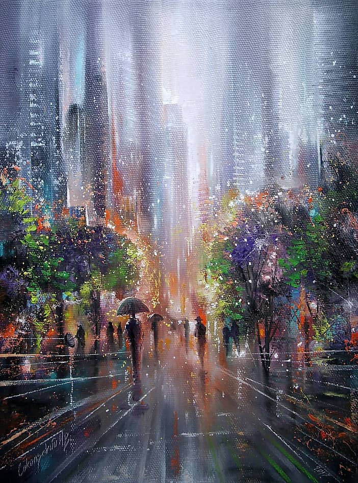 Движение под каплями