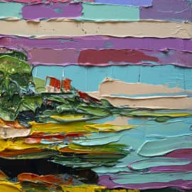 Неба потухшие полосы