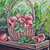 Яблоки в корзине