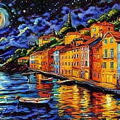 Ночь у моря.