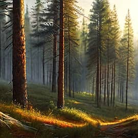 Сосновый лес НС