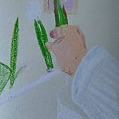 26.02.2025, Белый тюльпан (1), художник Елена Николаевна