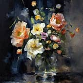 Букет в стакане