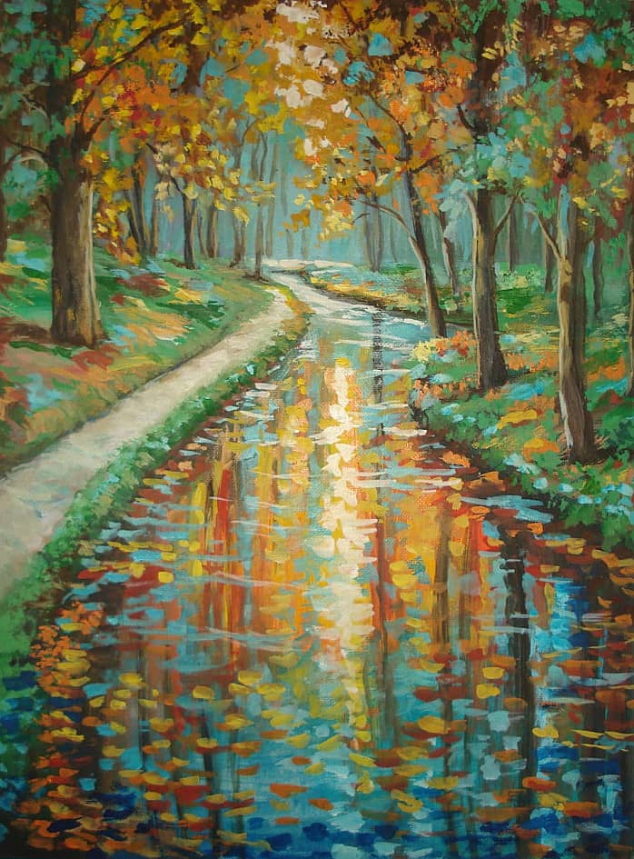 Осень дождливая.