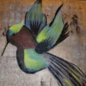 Картина колибри, художник ЕКАТЕРИНА
