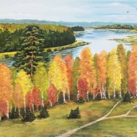 Даугава. Осень