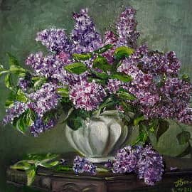 Сирень в вазе