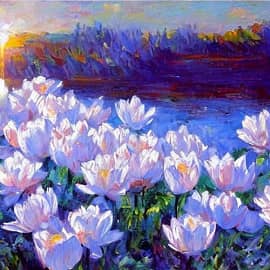 Картина "Солнце и цветы, и добрые мечты"