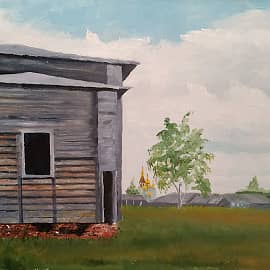 Этюд у старой церкви