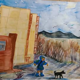 Солнечный день ранней весной