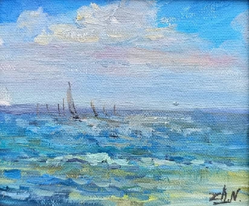 Кораблики. Этюд ZhNataly