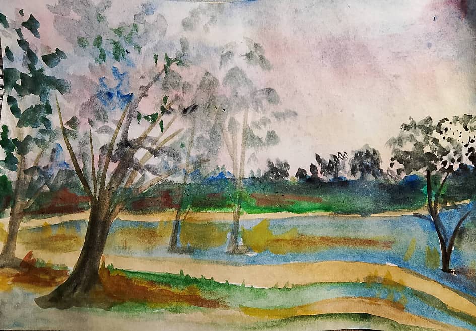 Вечером в парке