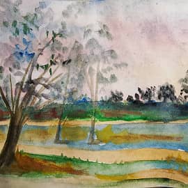 Вечером в парке