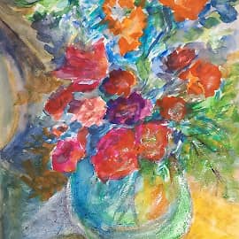 Цветы в банке