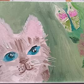 Весенний котик
