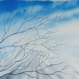 Зима в горах