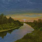 Угра вечерняя