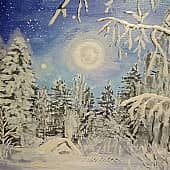 Зимняя сказка. (1), художник Расияна