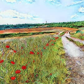 Полевая дорога.