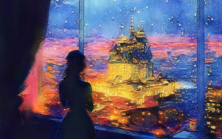 Одиночество в городе.