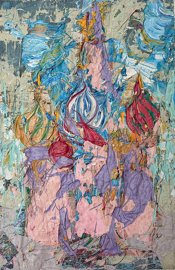 Картина Москва Кремль Храм Василия Блаженного Екатерина Лебедева художник