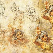 Kira Lebedeva -TRIBAL BEAT- (2), художник Сергей Куценко