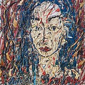 Картина Оперная певица Абстрактный портрет Екатерина Лебедева художник