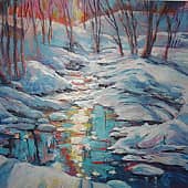 Зимнее солнышко. Проталины.