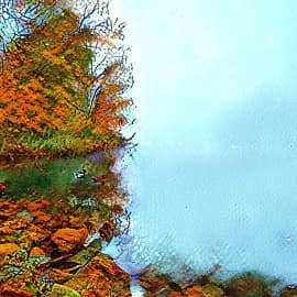 Туман над рекой.