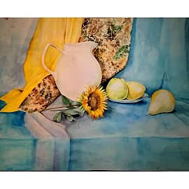Натюрморт с подсолнухом
