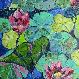 Кусочек от лета... Лотосы