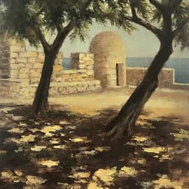 Крит. Крепость .Пленэр